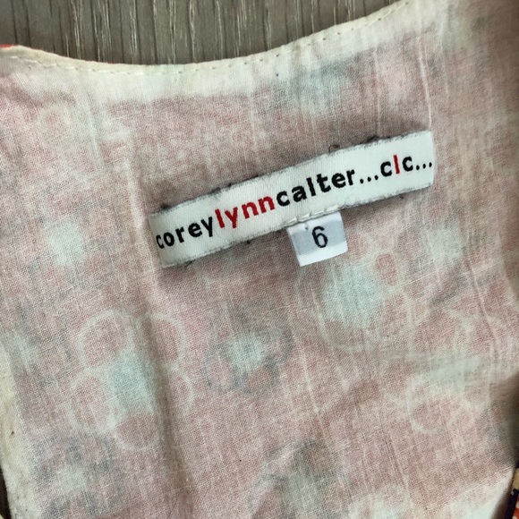 Corey Lynn Calter Floral Cotton Summer Dress - Picture 3 of 8